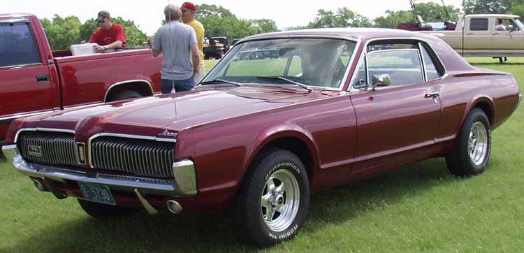 67 Mercury Cougar 2dr Hardtop