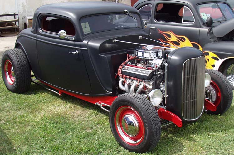 33 Ford Hiboy Chopped 3W Coupe