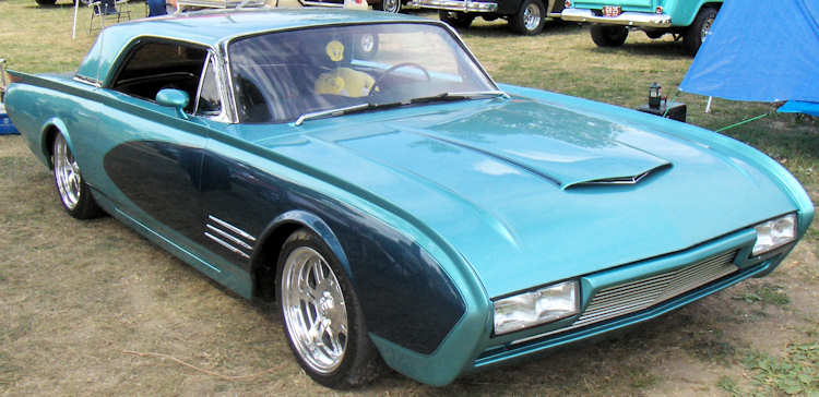 61 Thunderbird Chopped 2dr Hardtop Custom